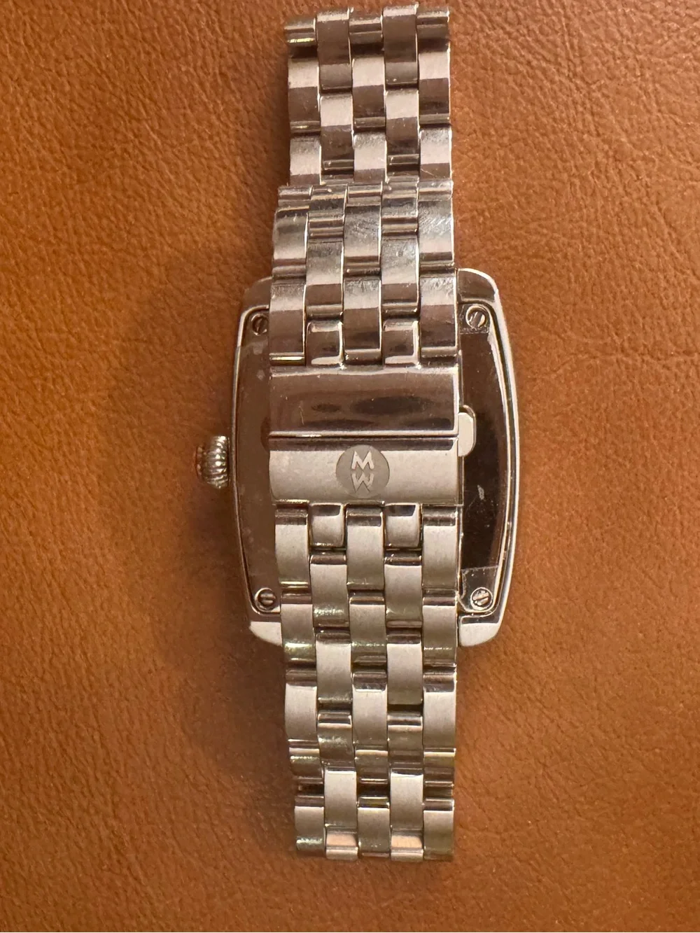 Michele Urban Mini Stainless Steel Silver Women’s Bracelet Watch